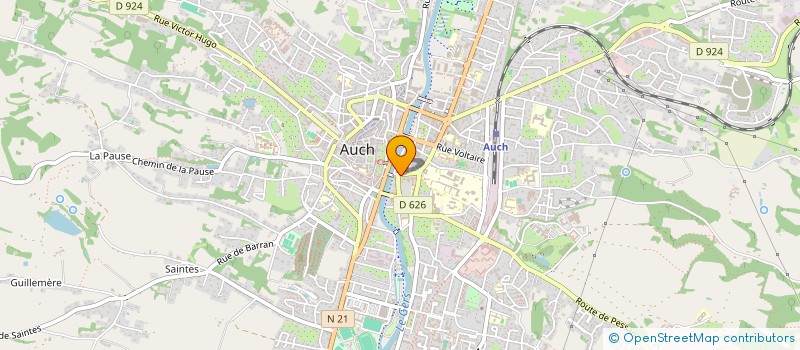 localisation de l'entreprise RECIT - RESEAU D'ECHANGES CULTURELS INTER-TERRITOIRES  AUCH