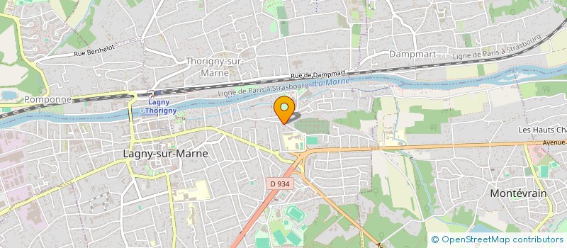 localisation de l'entreprise RECITAL SECURITE à LAGNY-SUR-MARNE