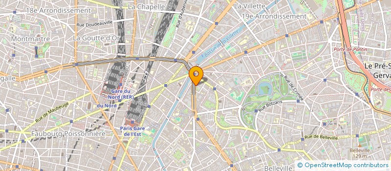 localisation de l'entreprise RECITHALL  PARIS