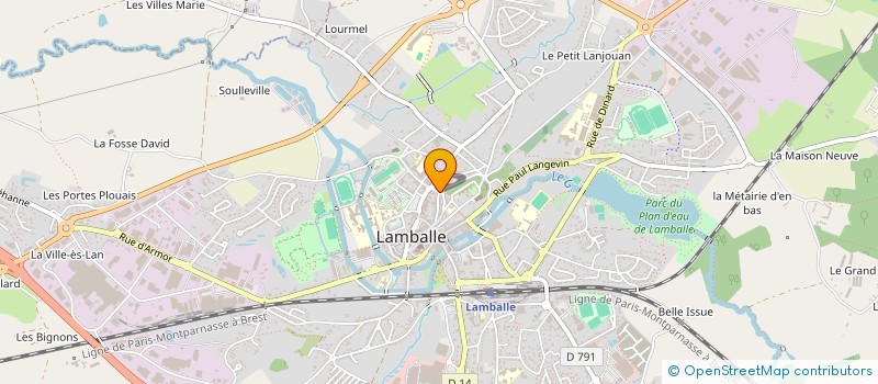 localisation de l'entreprise RECITS COMMUNS  LAMBALLE-ARMOR
