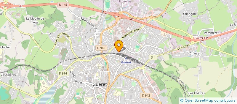 localisation de l'entreprise RECKON DIGITAL  GUERET