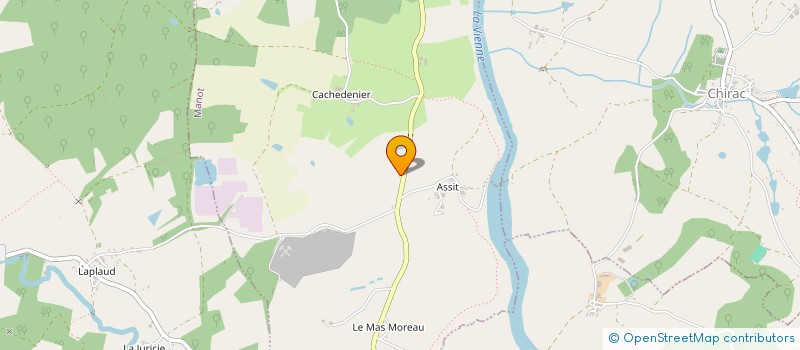 localisation de l'entreprise RECLAMATION YARD à ANSAC-SUR-VIENNE