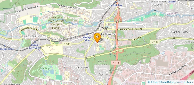 localisation de l'entreprise RECLAMEICI à ORSAY