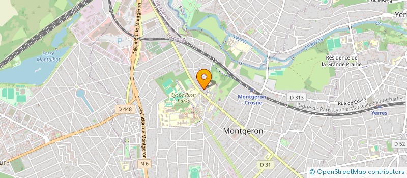 localisation de l'entreprise RECLIM à MONTGERON