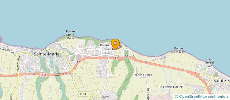 localisation de l'entreprise RECO à SAINTE-MARIE