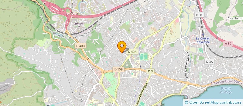 localisation de l'entreprise RECO GROUP à LA CIOTAT