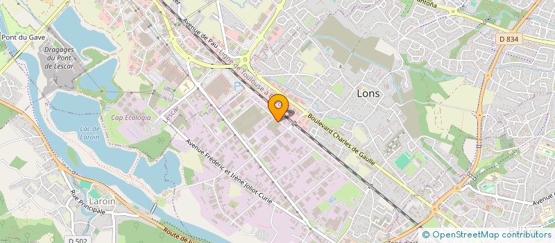 localisation de l'entreprise RECOBALDE à LONS