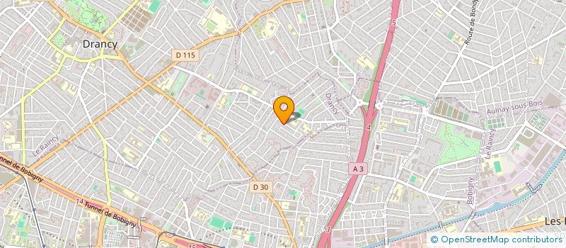 localisation de l'entreprise RECOBAT à DRANCY