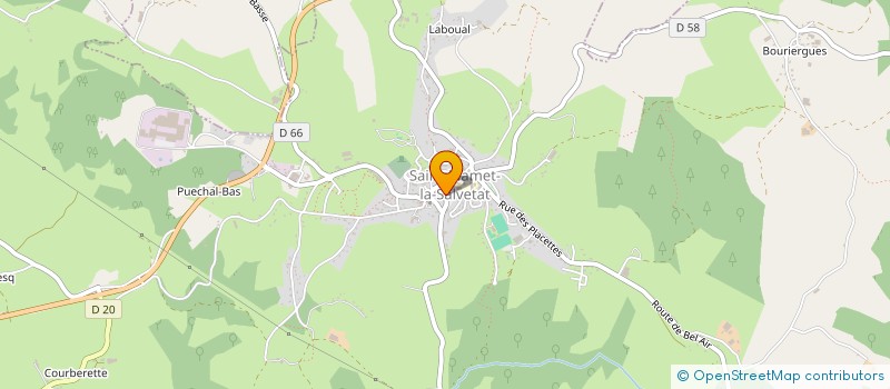 localisation de l'entreprise RECOBRE YANNICK à SAINT-MAMET-LA-SALVETAT
