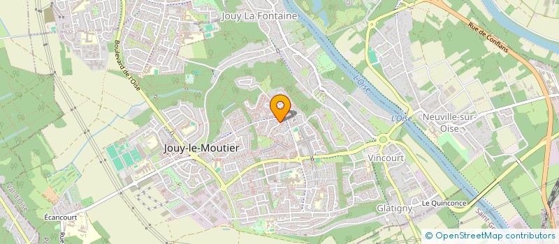 localisation de l'entreprise RECODELA  JOUY-LE-MOUTIER