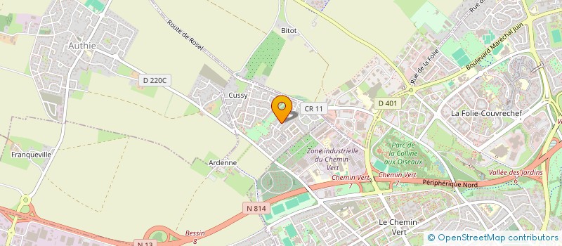 localisation de l'entreprise RECODIA  SAINT-GERMAIN-LA-BLANCHE-HERBE