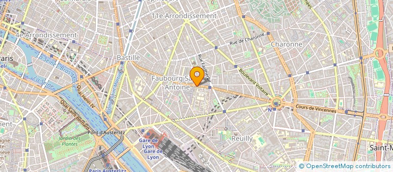 localisation de l'entreprise RECOLETA  PARIS