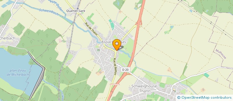 localisation de l'entreprise RECOLFARM  ASPACH-LE-BAS