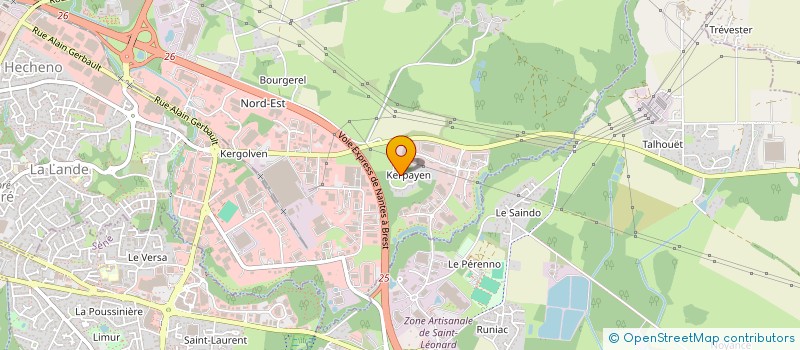 localisation de l'entreprise RECOLI BANE à VANNES
