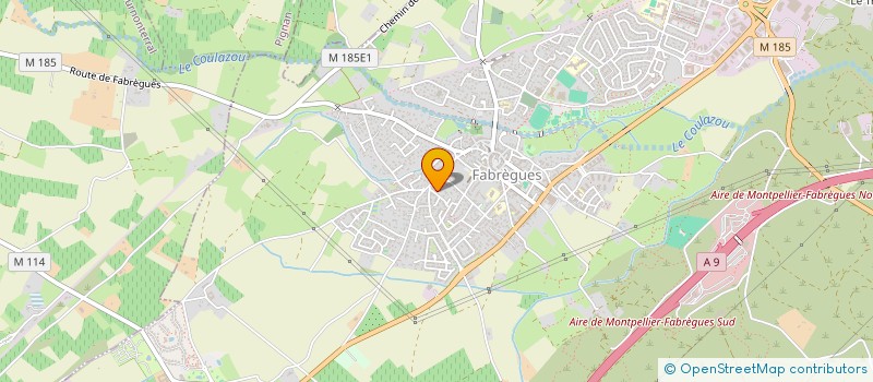 localisation de l'entreprise RECOLT'HUILES à FABREGUES