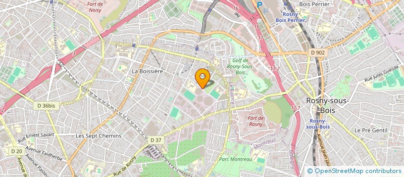 localisation de l'entreprise RECOLTE URBAINE à MONTREUIL