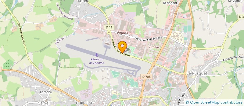 localisation de l'entreprise RECOM SILLIA à LANNION