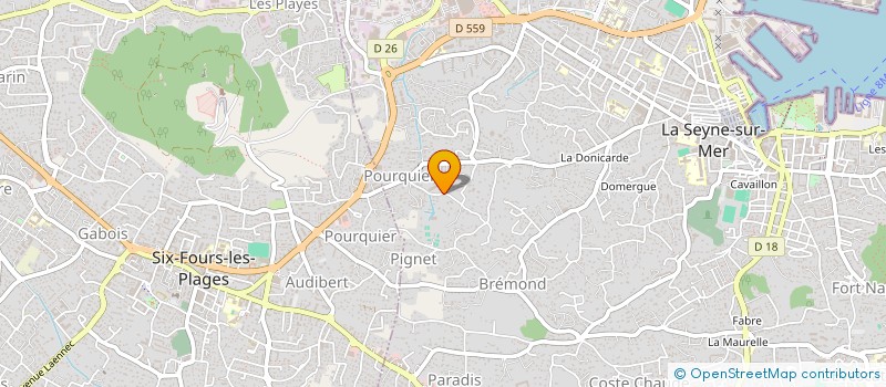 localisation de l'entreprise RECONET à LA SEYNE-SUR-MER