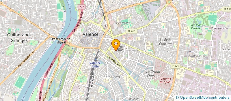localisation de l'entreprise RECONFORT ECOUTE MEDIAT AIDE INFOR DROIT à VALENCE