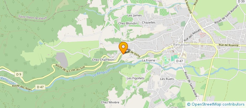 localisation de l'entreprise RECONNECT 2.0  ROANNE