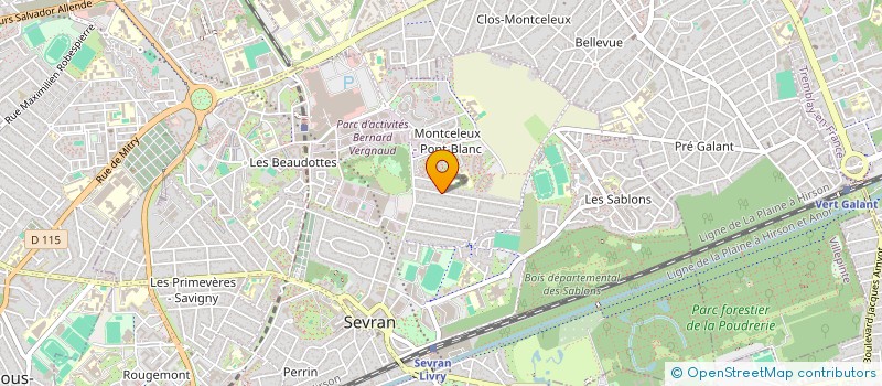 localisation de l'entreprise RECONS à SEVRAN
