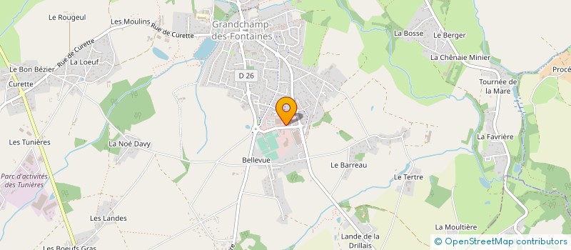 localisation de l'entreprise RECONVERSION  GRANDCHAMP-DES-FONTAINES