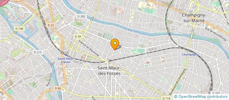 localisation de l'entreprise RECOQUE PLATEAU ET ASSOCIES à SAINT-MAUR-DES-FOSSES