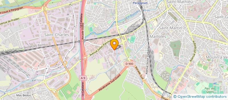 localisation de l'entreprise RECORD IT  PERPIGNAN