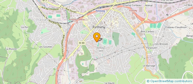 localisation de l'entreprise RECORD SUCCESS  FIRMINY