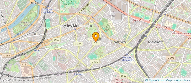 localisation de l'entreprise RECORDAM à ISSY-LES-MOULINEAUX