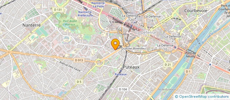 localisation de l'entreprise RECORDATI RARE DISEASES à PUTEAUX