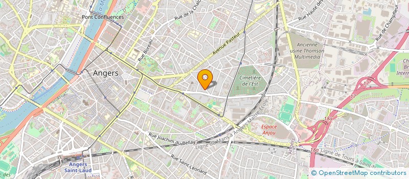 localisation de l'entreprise RECORDATIO - EVEILLEURS D'HISTOIRES à ANGERS