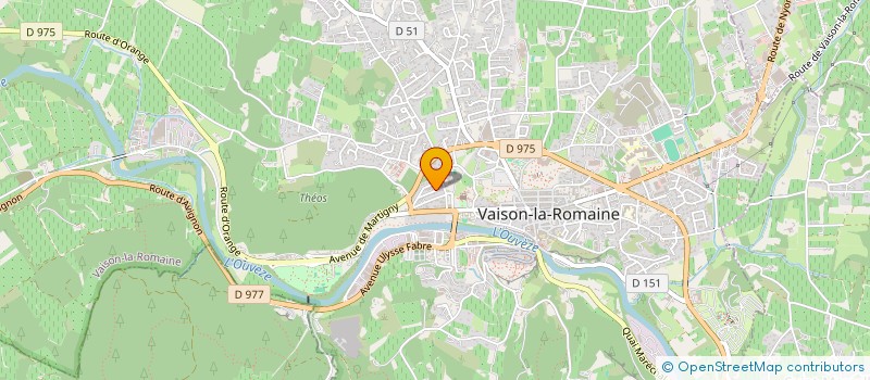 localisation de l'entreprise RECORDIER ANDRE IMMOBILIER  VAISON-LA-ROMAINE