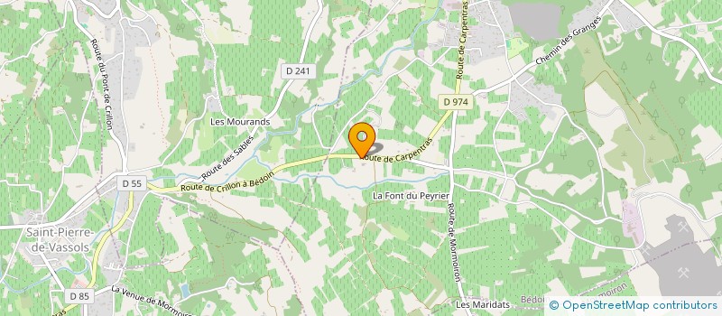localisation de l'entreprise RECORDIER FRANCK à BEDOIN
