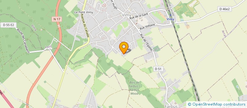 localisation de l'entreprise RECORDIUM  VIMY