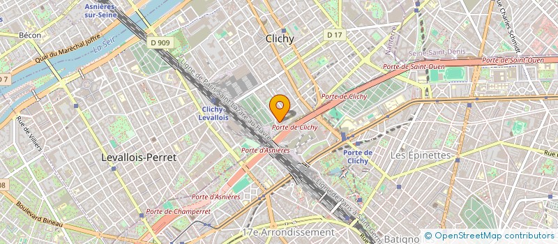 localisation de l'entreprise RECORPS FORMATION à CLICHY