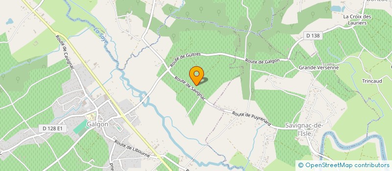 localisation de l'entreprise RECOUGNE  GALGON