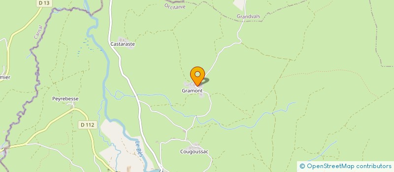 localisation de l'entreprise RECOULIN ENERGIES  GRANDVALS