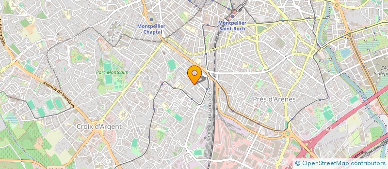 localisation de l'entreprise RECOURS ASSISTANCE DE VICTIMES à MONTPELLIER