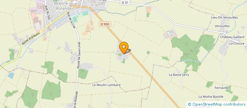 localisation de l'entreprise RECOURS EXPLORATION à BEAUNE-LA-ROLANDE