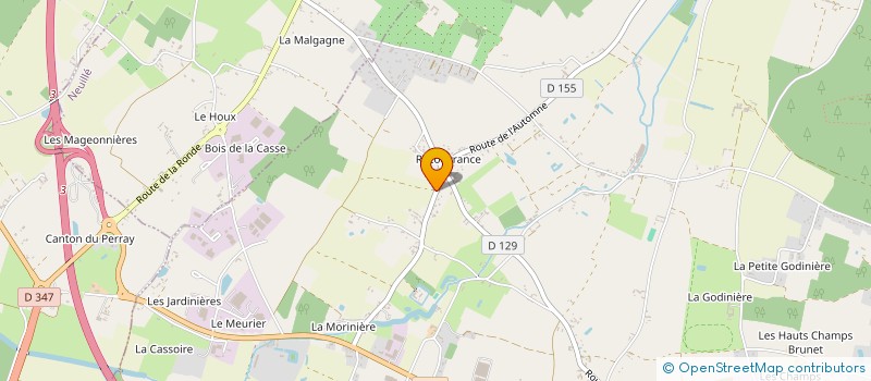 localisation de l'entreprise RECOUVRANCE à ALLONNES