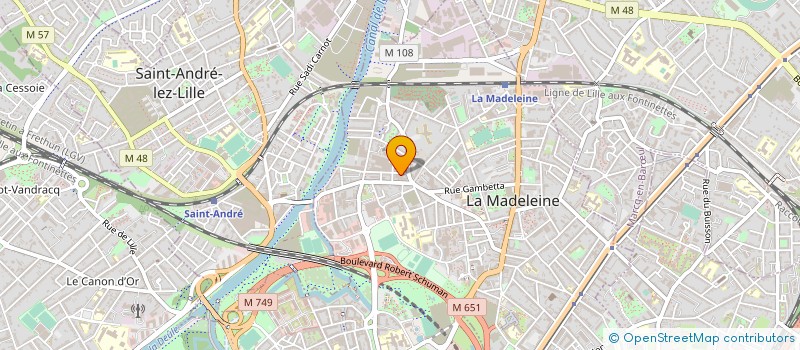 localisation de l'entreprise RECOUVREMENT APN ARTOIS PICARDIE NORD à LA MADELEINE
