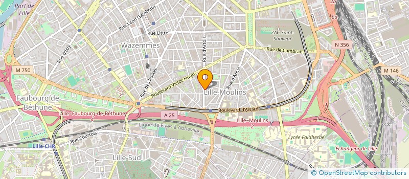 localisation de l'entreprise RECOUVREMENT EXPRESS DU NORD à LILLE