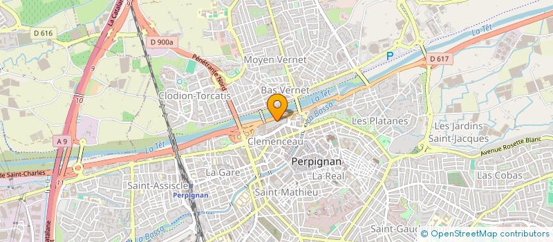 localisation de l'entreprise RECOVAN  PERPIGNAN