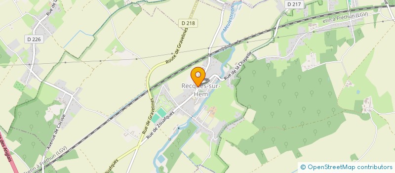 localisation de l'entreprise RECQUES HEM LA FETE à RECQUES-SUR-HEM
