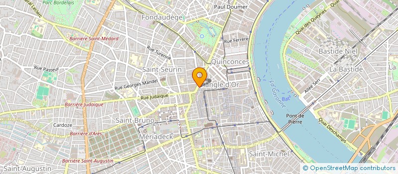 localisation de l'entreprise RECRE à BORDEAUX