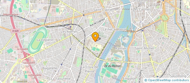 localisation de l'entreprise RECRE A JEUX à TOULOUSE