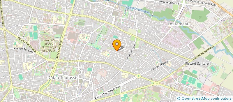 localisation de l'entreprise RECRE A TIF à PAU