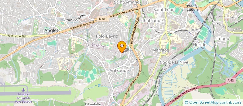 localisation de l'entreprise RECRE A VIE à BAYONNE