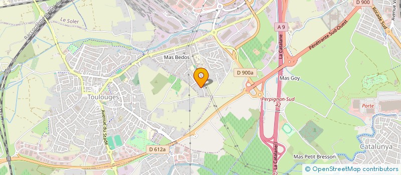 localisation de l'entreprise RECRE'ACTIFS à PERPIGNAN